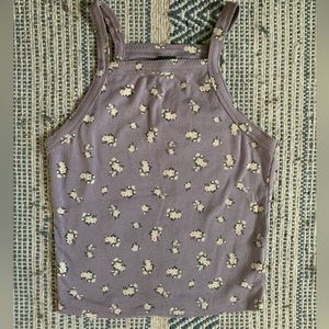 Wild Fable Purple floral racerback tank top